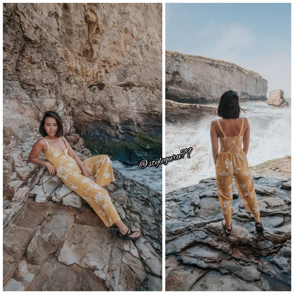 NWT, Anthropologie, Faithfull Gemma Jumpsuit - Picture 6 of 6